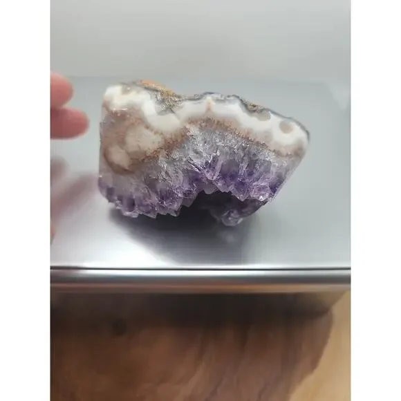 Amethyst Geode Cluster. .66lb - Picture 10 of 11